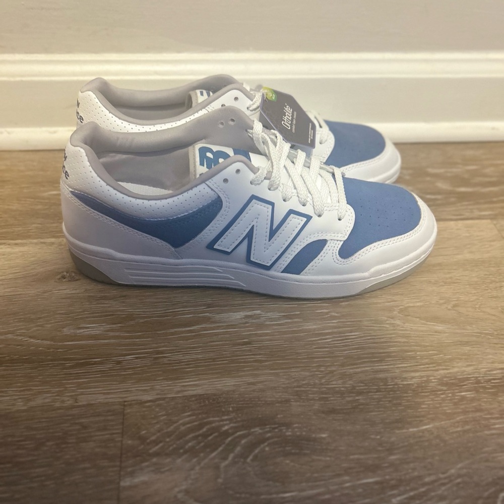 New Balance Men's 480 V1 Sneaker, White/Royal Blue, 9 M New Balance New - Picture 4 of 11